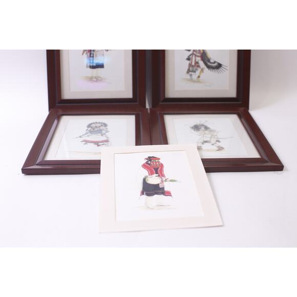 Danny Lanza, 2002, Native American, Print, Lot, Wall Hanging, ~ 251016-WH 1378 - Picture 2 of 8